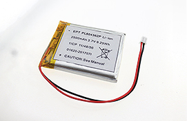 3.7V 2500mAh 804362手持小风扇聚合物锂电池 3.7V 2500mAh 804362手持小风扇聚合物锂电池